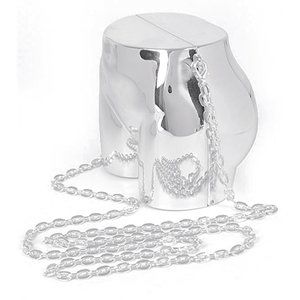 BNWT Brand New Butt Molded Acrylic Clutch Bag Crossbody Bag Swing Bag